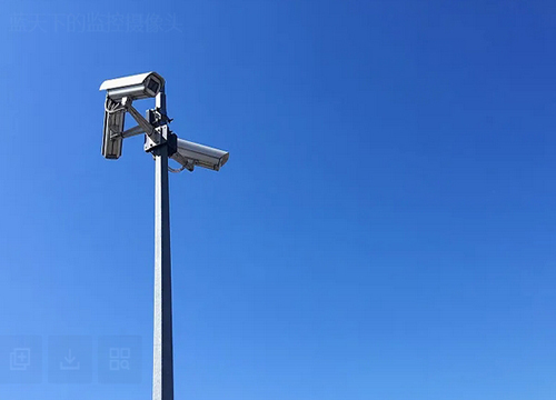 小區(qū)監(jiān)控桿